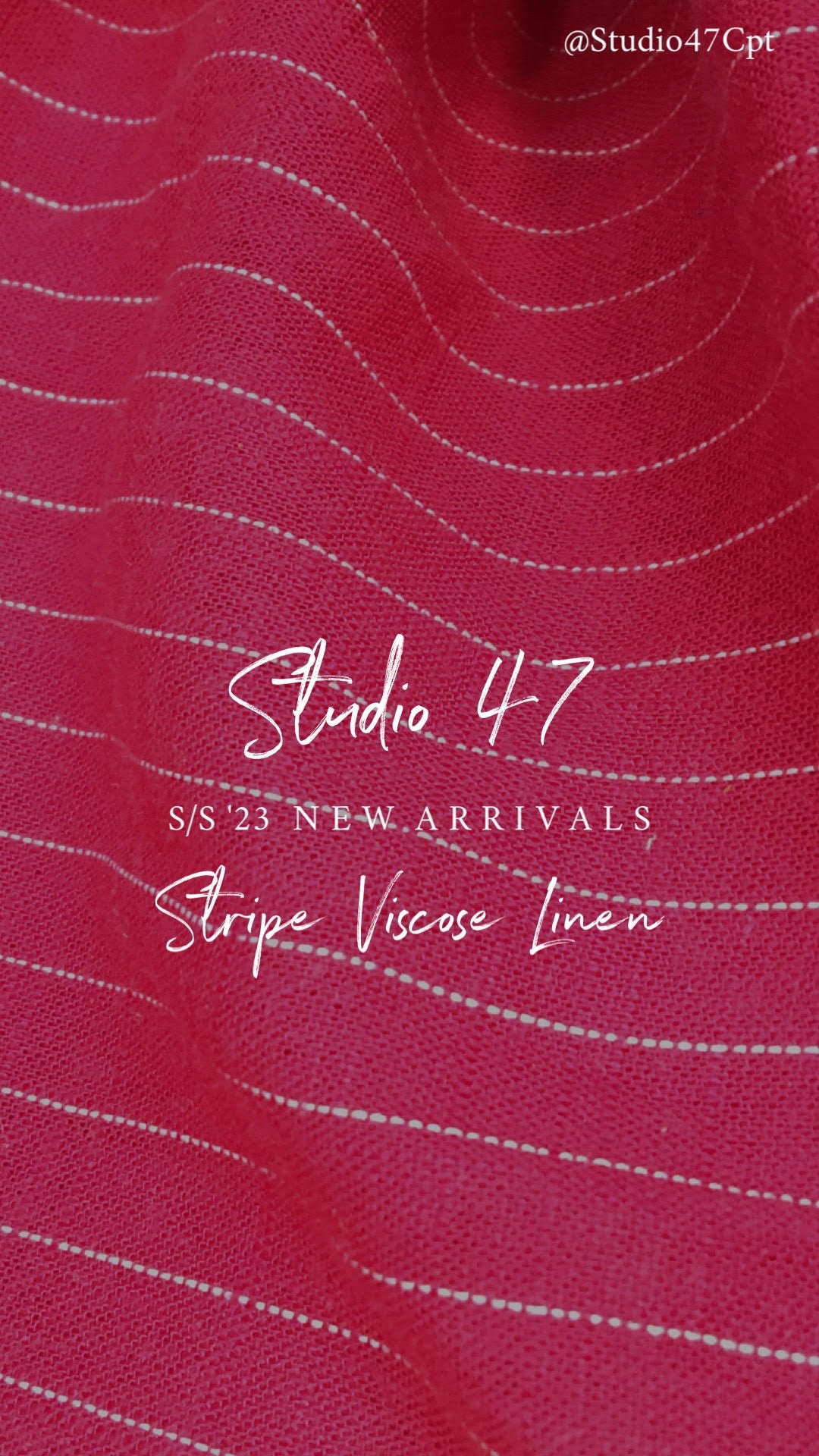 STRIPE VISCOSE LINEN