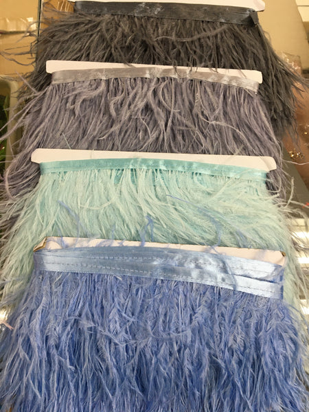 FAUX OSTRICH FEATHER TRIMMING